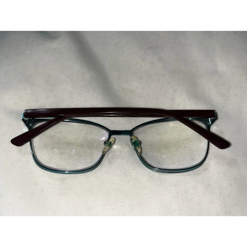 Wittnauer Eyeglasses Frame Liza Womens Eggplant Metal Cat Eye Full Rim 52-16-135